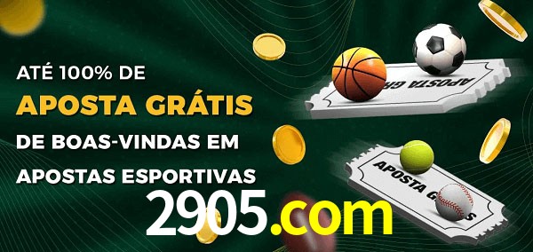 2905.com Ate 100% de Aposta Gratis