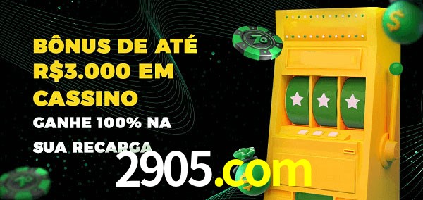 2905.com melhor bônus de depósito